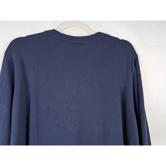 Woman Within Navy Blue Button Cardigan Sweater Plus Size 22 24 1X Cabincore NEW - Picture 10 of 11